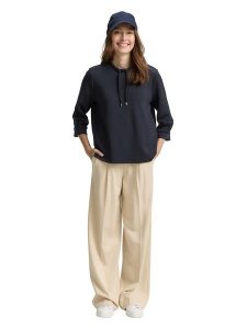 Tom Tailor Bluza w kolorze granatowym rozmiar: M. Niebieskie bluzy Tom Tailor, m, bez wzorów, bez kaptura. Za 82,99 zł.