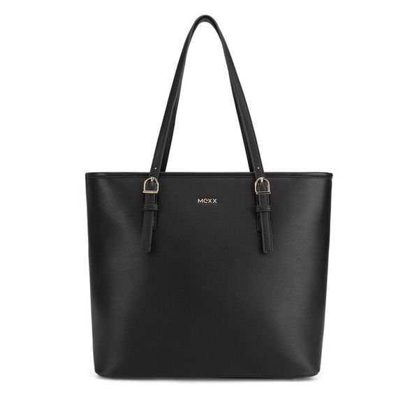 Torebka MEXX. Czarne shopper bag Mexx, bez wzorów, bez dodatków. Za 199,99 zł.