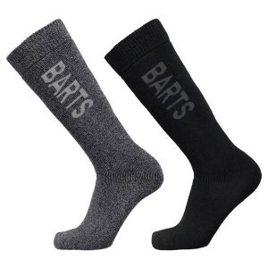 Skarpety narciarskie Barts Basic 2 Pack. Czarne skarpetki Barts, bez wzorów. Za 119,00 zł.