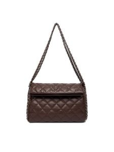 Badura Torebka EO-AYA-LA482-7044-2 Brązowy. Brązowe torebki klasyczne Badura, bez wzorów, z materiału, bez dodatków. Za 279,99 zł.