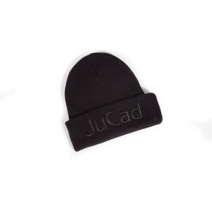 Czapka JuCad. Czarne czapki JUCAD, bez wzorów, z bawełny, sportowe. Za 146,50 zł.