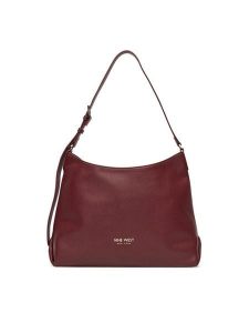 Nine West Torebka CEO-NoMad-Nostalgia-KY108 Bordowy. Czerwone torebki klasyczne Nine West, bez wzorów, z materiału, bez dodatków. Za 279,99 zł.