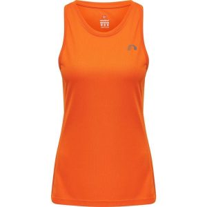 Damski tank top Newline core running singlet. Brązowe topy Newline, s, bez wzorów, bez kołnierzyka, bez ramiączek. W wyprzedaży za 65,15 zł.
