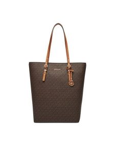 MICHAEL Michael Kors Torebka Quinn 30S5GQNT3B Brązowy. Brązowe shopper bag MICHAEL Michael Kors, bez wzorów, ze skóry, bez dodatków. Za 739,99 zł.