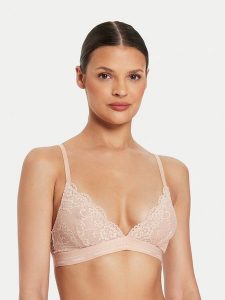 Guess Biustonosz braletka O4YC00 PZ01C Beżowy. Brązowe biustonosze Guess, z aplikacjami, z syntetyku. Za 89,99 zł.