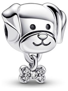 Pandora Srebrny charms z cyrkoniami rozmiar: onesize. Szare zawieszki Pandora, z cyrkonią, srebrne. Za 168,45 zł.