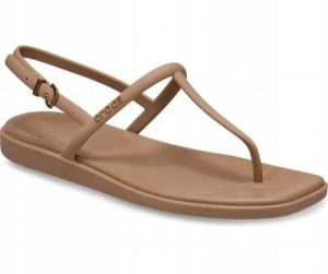 Japonki Dla Dorosłych Crocs Miami Thong Flip. Żółte klapki Crocs, bez wzorów, z materiału, bez obcasa. Za 139,99 zł.