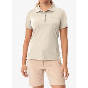 Koszulka damska Vaude Essential Polo Shirt. Brązowe koszulki sportowe Vaude, bez wzorów, bez ramiączek. Za 198,99 zł.