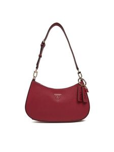 Guess Torebka 175657 Czerwony. Czerwone torebki klasyczne Guess, z aplikacjami, ze skóry, bez dodatków. Za 399,99 zł.