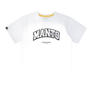 Koszulka MANTO Warszawa Oversize. Białe koszulki sportowe MANTO, bez wzorów, bez ramiączek. Za 84,99 zł.