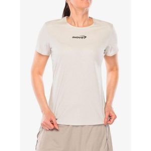 Koszulka do biegania damska Inov-8 Airlite Pro Short Sleeve T-Shirt. Brązowe koszulki sportowe Inov-8, bez wzorów, bez ramiączek, do biegania. Za 167,99 zł.