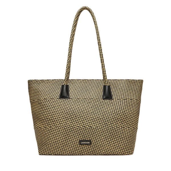 Torebka Lasocki. Shopper bag Lasocki, bez wzorów, bez dodatków. Za 219,99 zł.