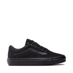 Tenisówki Vans. Czarne trampki Vans, bez wzorów, bez zapięcia. Za 209,99 zł.