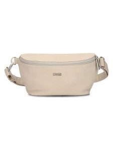 Zwei Skórzana saszetka w kolorze beżowym - 25 x 12 x 7 cm rozmiar: onesize. Brązowe nerki i saszetki Zwei, bez wzorów, z materiału. Za 95,95 zł.