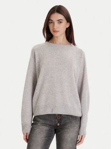ViCOLO Sweter 77091F Szary Regular Fit. Szare swetry klasyczne ViCOLO, s, z wełny, bez kołnierzyka. Za 559,99 zł.
