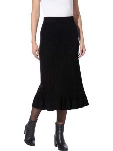 Heine Spódnica dzianinowa w kolorze czarnym rozmiar: 46. Czarne spódnice Heine, bez wzorów, z dzianiny, midi. Za 83,81 zł.