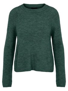 Pieces Sweter w kolorze ciemnozielonym rozmiar: XL. Zielone swetry oversize Pieces, xl, bez wzorów, bez ramiączek. Za 84,45 zł.
