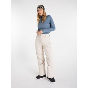 Spodnie narciarskie i snowboardowe damskie Protest CINNAMON snowpants. Białe spodnie sportowe Protest, na zimę, s, bez wzorów, narciarskie. Za 499,99 zł.