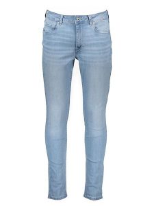 Pepe Jeans Dżinsy - Skinny fit - w kolorze błękitnym rozmiar: W27/L32. Niebieskie jeansy Pepe Jeans, z aplikacjami, z jeansu. Za 184,46 zł.