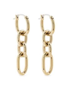 Tommy Hilfiger Kolczyki 2780786 Złoty. Żółte kolczyki TOMMY HILFIGER, metalowe. Za 309,99 zł.