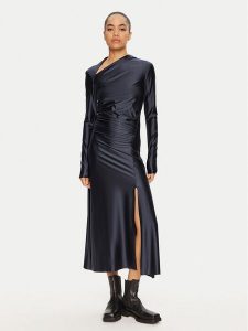 DAY BIRGER ÉT MIKKELSEN Sukienka koktajlowa Lori DAY65243441 Szary Slim Fit. Szare sukienki DAY Birger et Mikkelsen, s, bez wzorów, z syntetyku, wizytowe, bez kołnierzyka, bez ramiączek. Za 559,00 zł.