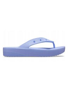 Crocs Japonki "Classic Platform" w kolorze fioletowym rozmiar: 37/38. Różowe klapki Crocs, bez wzorów, z tworzywa sztucznego, z otwartym noskiem, bez obcasa, na platformie. Za 103,45 zł.