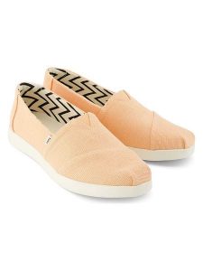 TOMS Espadryle w kolorze pomarańczowym rozmiar: 37,5. Pomarańczowe espadryle Toms, bez wzorów, bez obcasa. Za 99,95 zł.