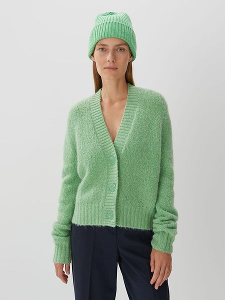 Someday Czapka "Beky" w kolorze zielonym rozmiar: onesize. Zielone czapki someday., bez wzorów, z materiału. Za 87,19 zł.