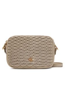 Calvin Klein Torebka LV04F3279G Beżowy. Brązowe listonoszki Calvin Klein, bez wzorów, ze skóry, bez dodatków. Za 379,99 zł.