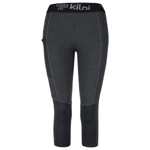 Damskie legginsy 3/4 Kilpi ROZARKA-W. Czarne legginsy Kilpi, bez wzorów. Za 138,03 zł.