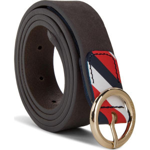 Pasek Damski TOMMY HILFIGER - Round Buckle Nubuck AW0AW05886 045. Paski marki TOMMY HILFIGER. W wyprzedaży za 149,00 zł.