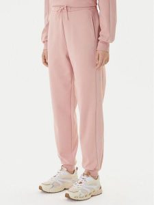 Guess Spodnie dresowe V5BB23 KCX22 Różowy Regular Fit. Czerwone spodnie dresowe Guess, m, z aplikacjami, z dresówki. Za 479,99 zł.