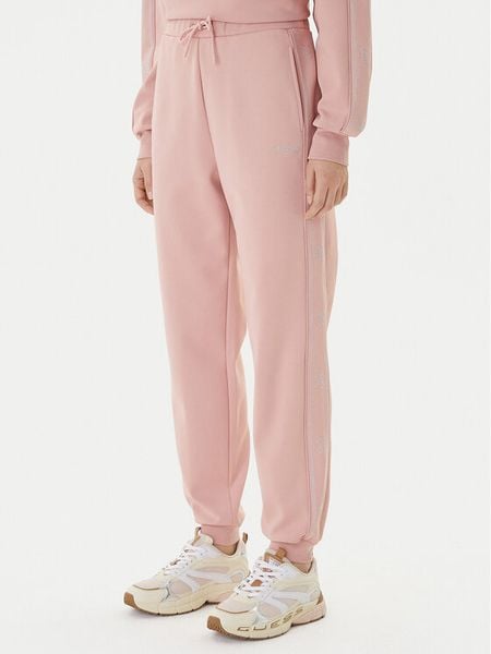 Guess Spodnie dresowe V5BB23 KCX22 Różowy Regular Fit. Czerwone spodnie dresowe Guess, m, z aplikacjami, z dresówki. Za 290,99 zł.