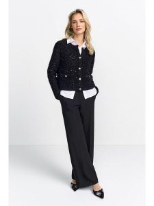 Rich & Royal Kardigan w kolorze czarnym rozmiar: L. Czarne kardigany Rich & Royal. Za 260,99 zł.