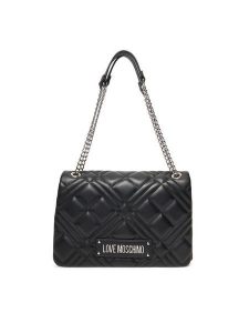 LOVE MOSCHINO Torebka JC4153PP0MLA000B Czarny. Czarne torebki klasyczne LOVE MOSCHINO, bez wzorów, ze skóry, bez dodatków. Za 619,99 zł.