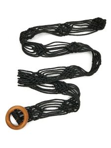 Orsay Pasek w kolorze czarnym rozmiar: S. Czarne paski Orsay, bez wzorów, z materiału. Za 30,63 zł.