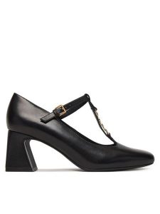 KARL LAGERFELD Czółenka Beata KL31406 Czarny. Czarne czółenka KARL LAGERFELD, bez wzorów, ze skóry, bez obcasa, bez zapięcia. Za 749,99 zł.