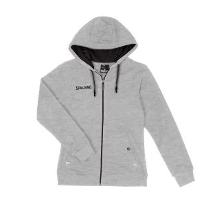 Bluza z kapturem dla kobiet Spalding Flow. Szare bluzy SPALDING, bez wzorów, z kapturem. W wyprzedaży za 273,50 zł.