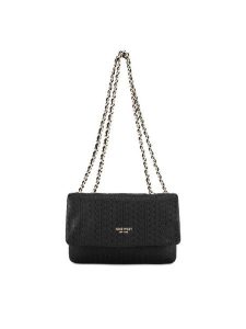 Nine West Torebka LDA6128C Czarny. Czarne torebki klasyczne Nine West, bez wzorów, z tworzywa sztucznego, bez dodatków. Za 229,99 zł.