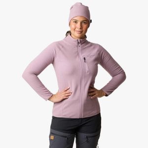 Bluza polarowa rozpinana Turystyka Damska Swedemount Geilo Fleece Full Zip II. Fioletowe bluzy SWEDEMOUNT, na zimę, bez wzorów, z polaru, bez kaptura. Za 129,99 zł.