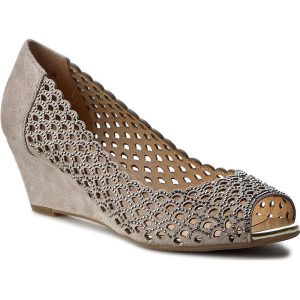 Półbuty SCA'VIOLA - B-72 1620-2 Taupe. Czółenka marki Sca'viola. W wyprzedaży za 269,00 zł.