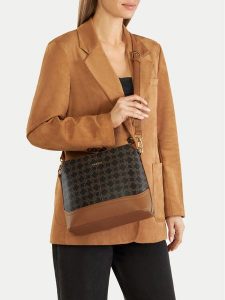 MEXX Torebka CEO-MEXX-S-008-07 Brązowy ciemny. Brązowe listonoszki Mexx, bez wzorów, z tworzywa sztucznego, bez dodatków. Za 179,99 zł.