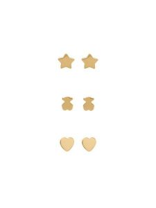 TOUS Zestaw kolczyków Cool Joy 1003190300 Złoty. Żółte kolczyki Tous, srebrne. Za 349,99 zł.