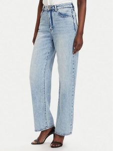 Armani Exchange Jeansy XW000100 AF21338 MB001 Niebieski Relaxed Fit. Niebieskie jeansy Armani Exchange, bez wzorów, z bawełny. Za 639,99 zł.