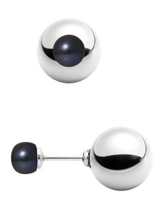 Pearline Srebrne kolczyki-wkrętki z perłami rozmiar: onesize. Niebieskie kolczyki Pearline, z perłą, srebrne. Za 391,99 zł.