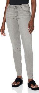 SPODNIE DAMSKIE WRANGLER SKINNY GREY AS ICE W28KQG72E 112128325. Szare rurki Wrangler, z jeansu. Za 199,99 zł.