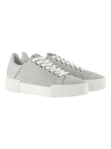 Högl Skórzane sneakersy "Blade" w kolorze jasnoszarym rozmiar: 41,5. Szare trampki HÖGL, bez wzorów, bez zapięcia. Za 338,21 zł.