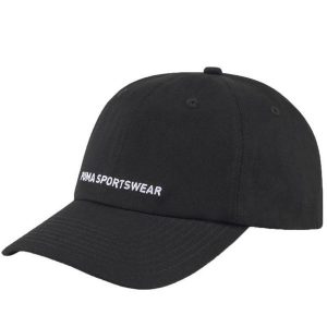 Czapka Z Daszkiem Unisex Dla Dorosłych Sportswear. Czarne czapki Puma, bez wzorów. Za 119,99 zł.