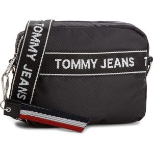 Torebka TOMMY JEANS - Logo Cam AU0AU00191 002. Listonoszki marki Tommy Jeans. W wyprzedaży za 239,00 zł.