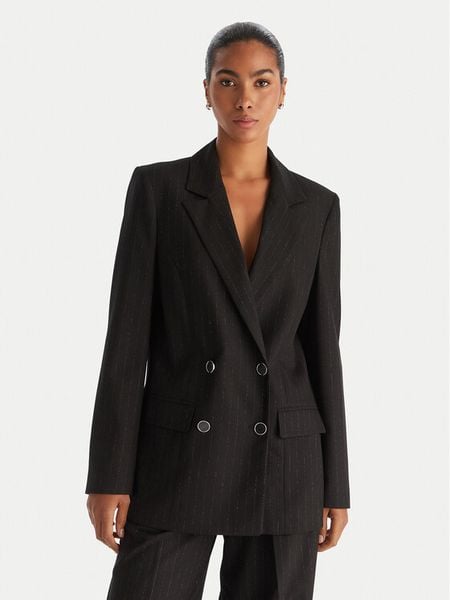 Guess Marynarka W5BN59 W2422 Czarny Regular Fit. Czarne marynarki i żakiety Guess, s, z aplikacjami, z syntetyku. Za 579,99 zł.